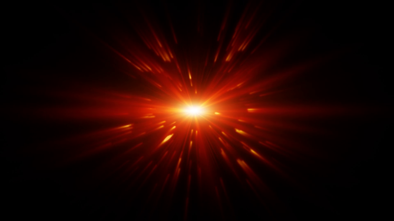 Оранжевый блик