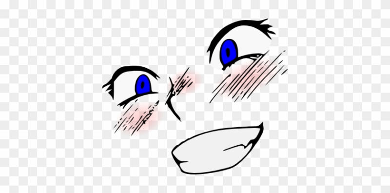 Аниме лицо без фона