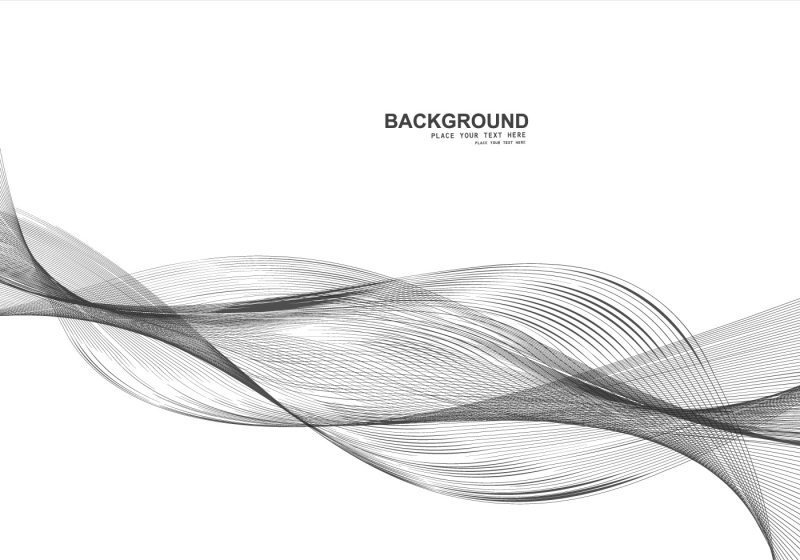 Волнистая линия на прозрачном фоне