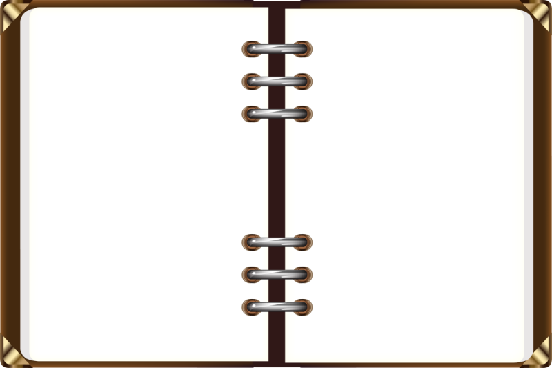 Рамка для текста в виде книги