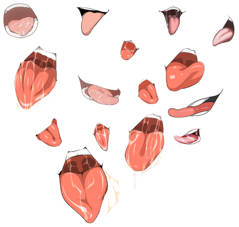 Рот без фона