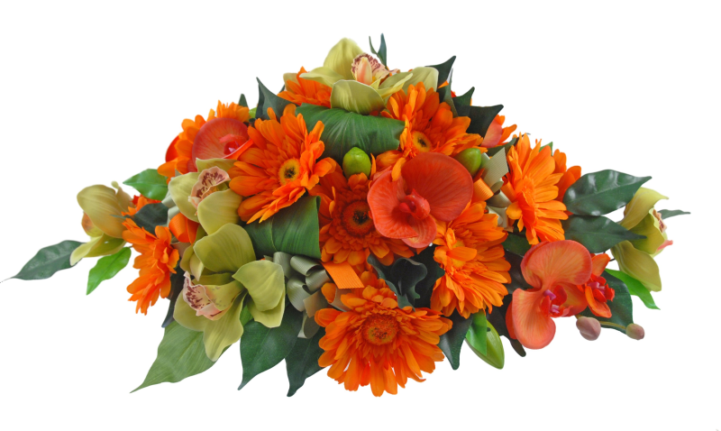 Желто оранжевый букет