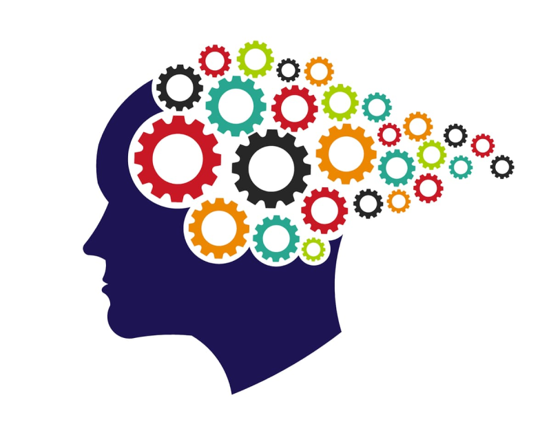 Мышление на белом фоне