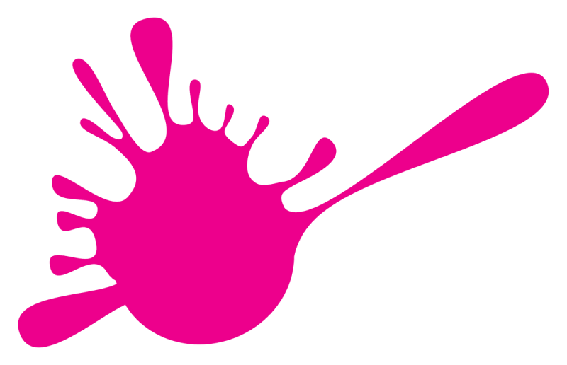 Клякса на прозрачном фоне