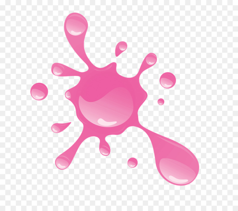 Розовая Клякса