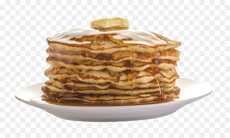 Блины на белом фоне