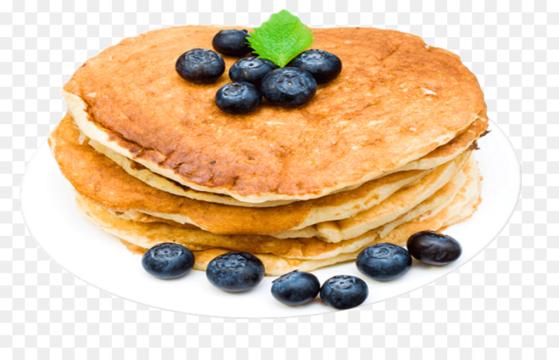 Блины на белом фоне