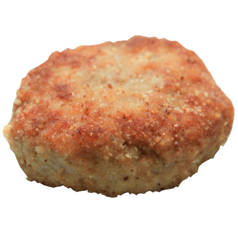 Котлета на белом фоне