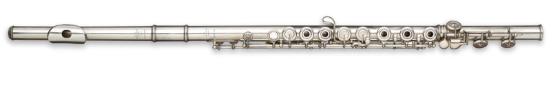 Флейта на белом фоне