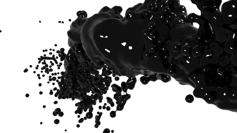 Черные брызги