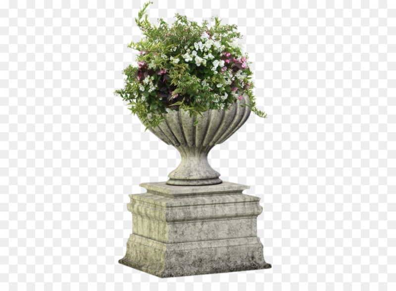 Вазон прозрачный для цветов