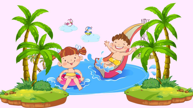 Лето мультяшка