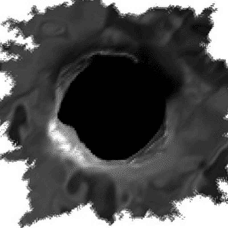 Дыра от выстрела