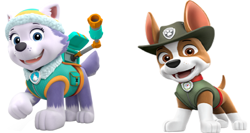 Щенячий патруль Скай и трекер