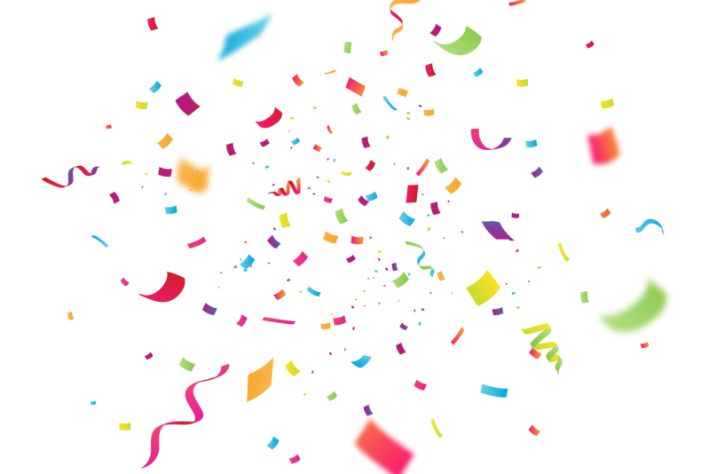 Конфетти клипарт