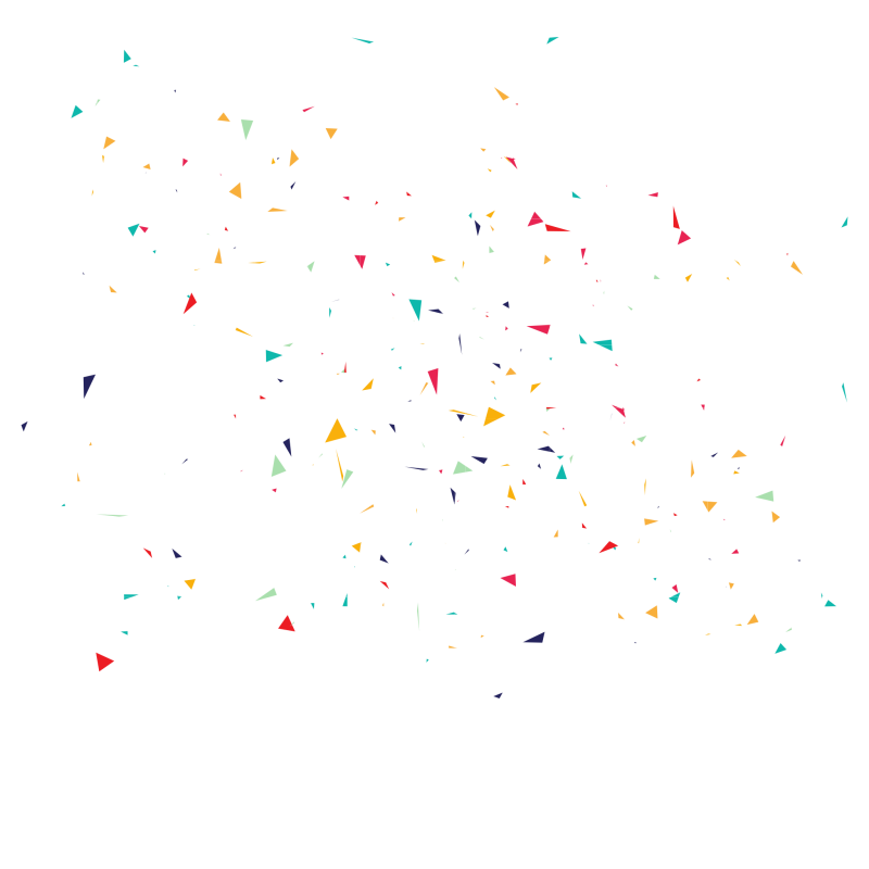 Конфетти без фона
