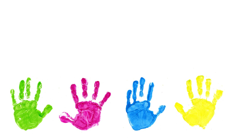 Разноцветные ладошки