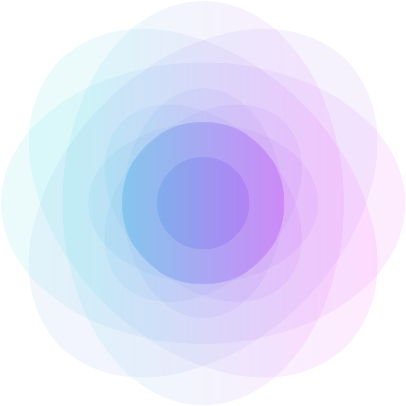 Круг с градиентом на прозрачном фоне