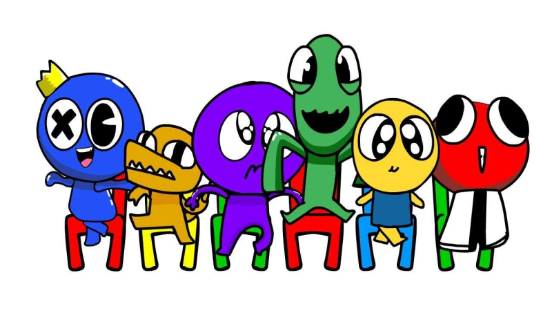 Персонажи радужных друзей
