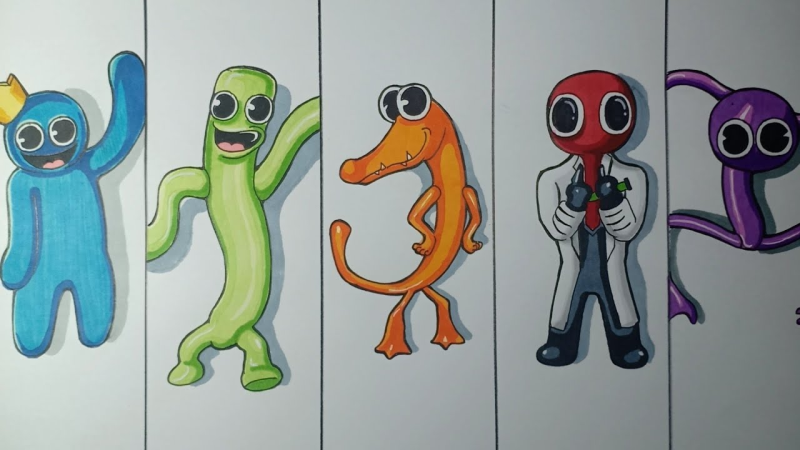 Радужные друзья монстры