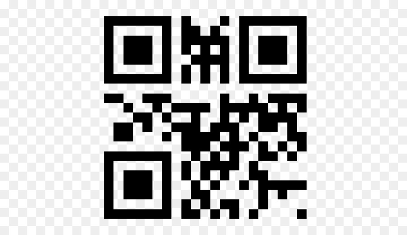QR код на белом фоне