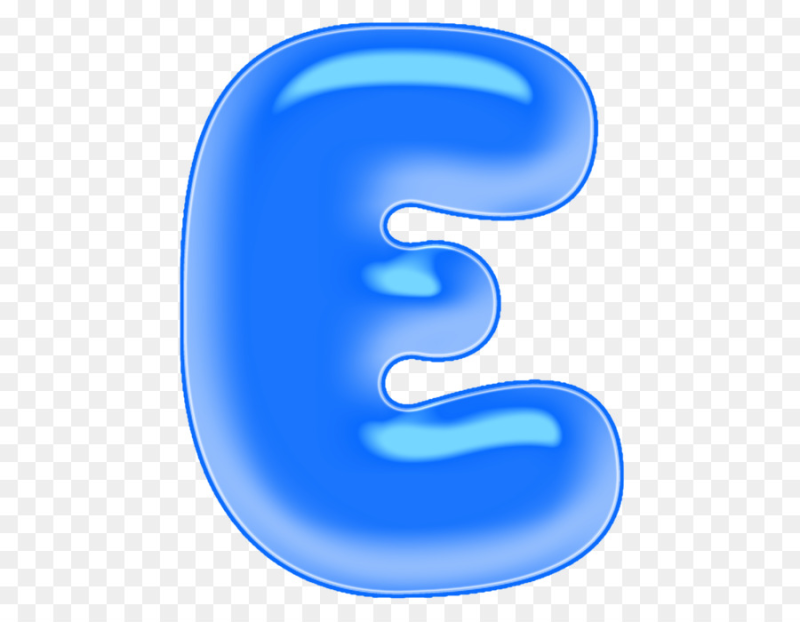 Синие буквы алфавита