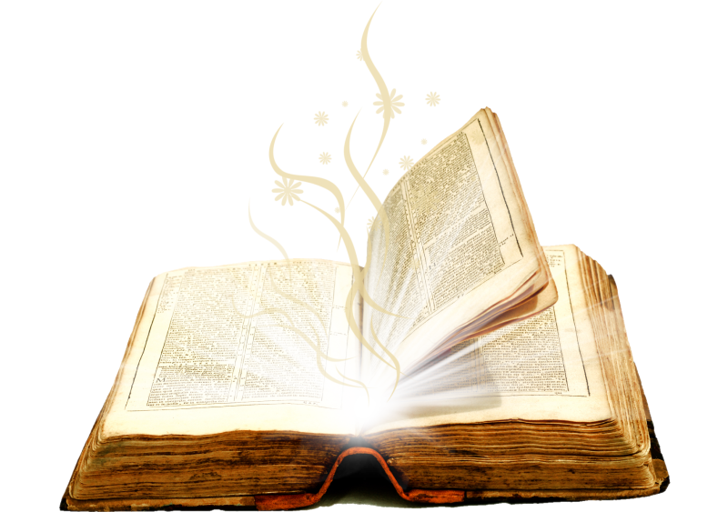 Картинка раскрытая книга на прозрачном фоне