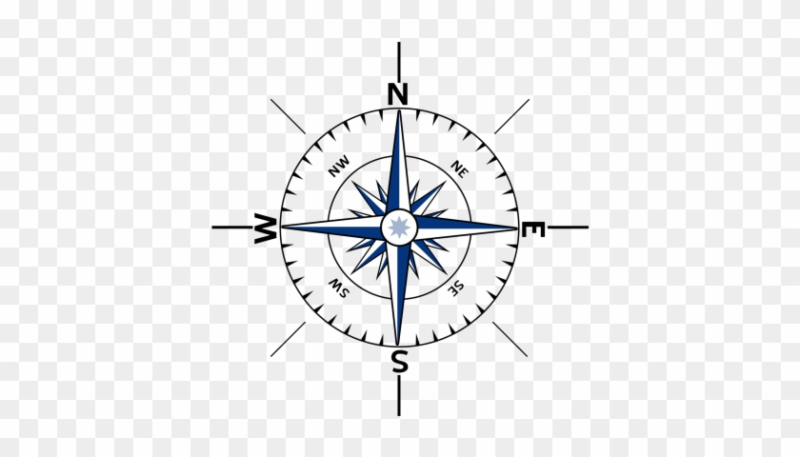 Компас на прозрачном фоне для фотошопа