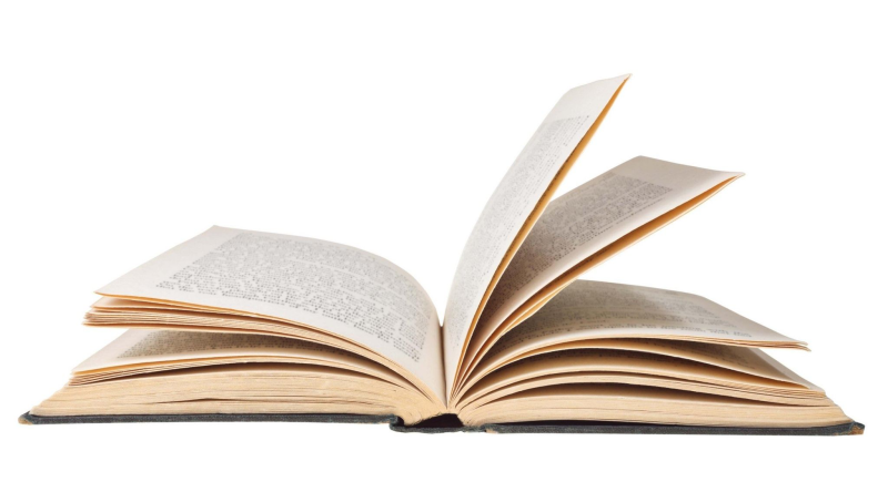 Книга на прозрачном фоне