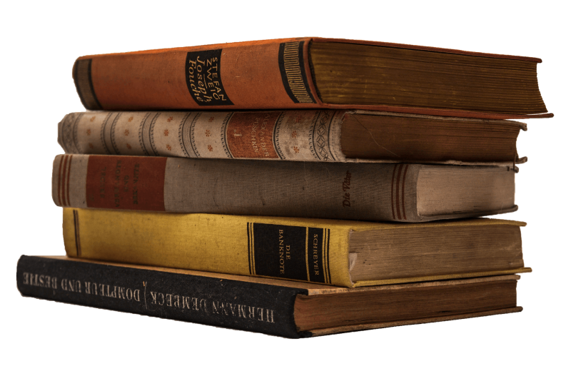 Книжки на прозрачном фоне