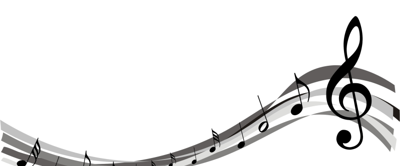 Нотки на прозрачном фоне