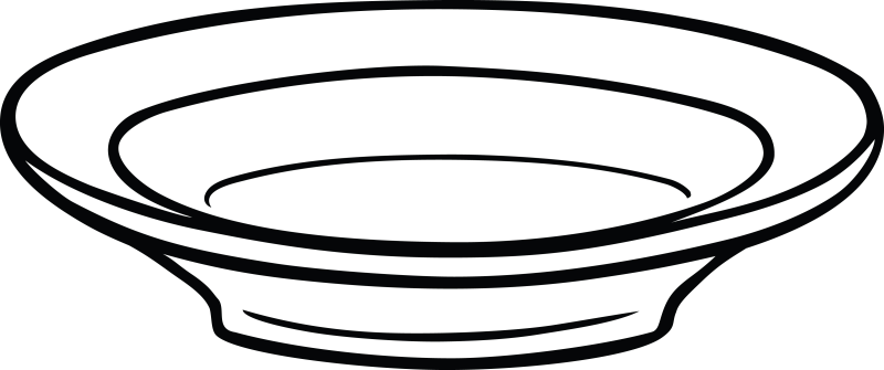 Блюдце раскраска