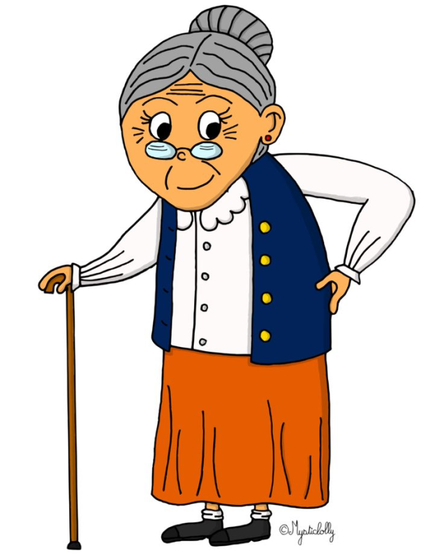 Баба рисунок