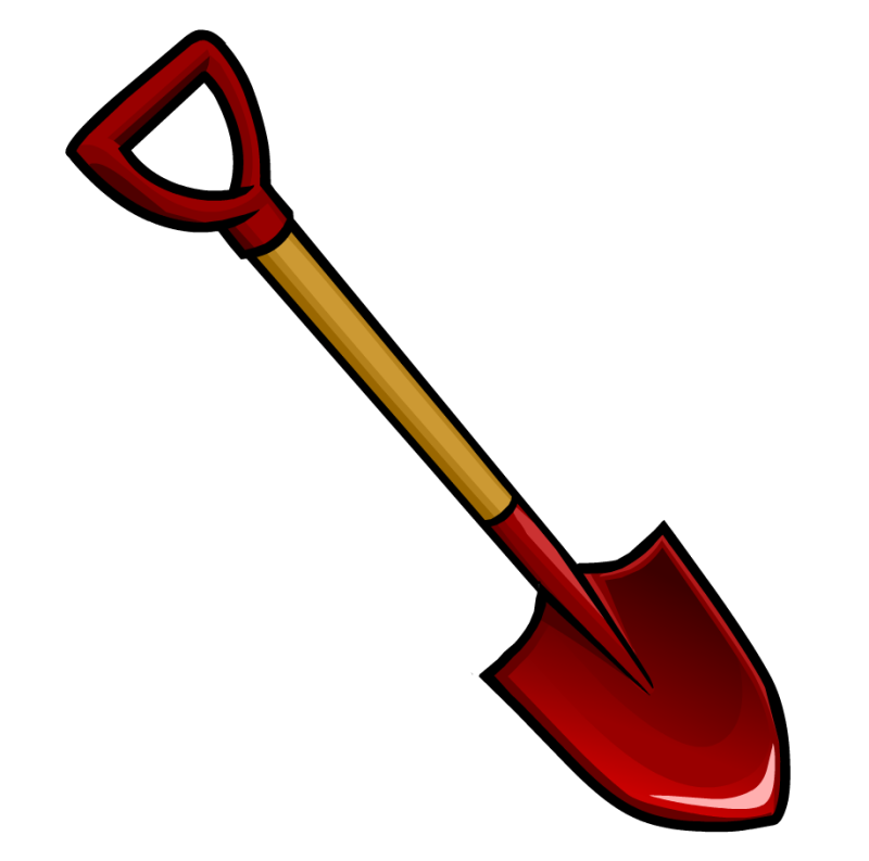Лопата мультяшная