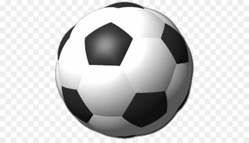 Футбольный мяч на прозрачном фоне для фотошопа