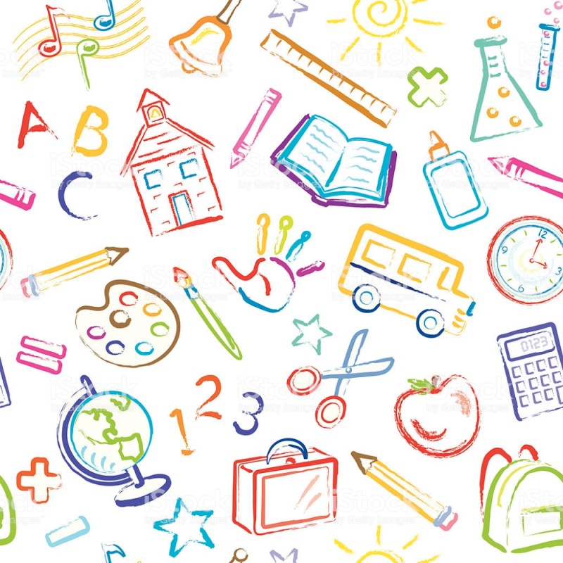 Фоновый рисунок школа