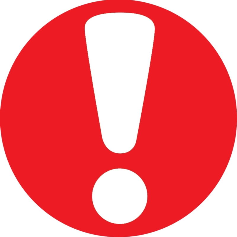 Значок "внимание!"