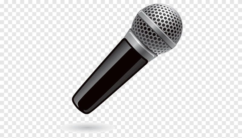 Микрофон на прозрачном фоне