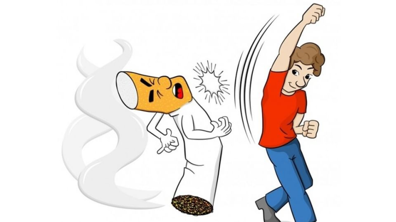 Вредные привычки иллюстрации