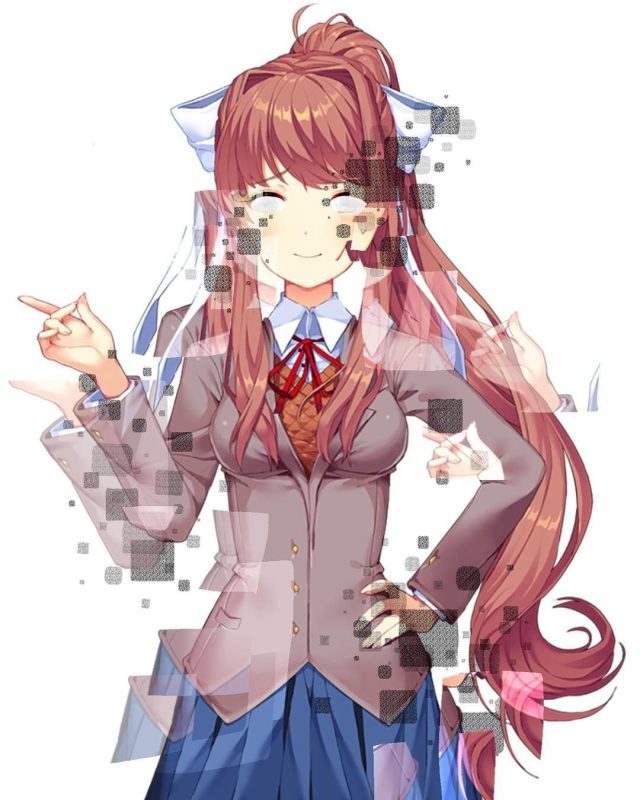 Моника Doki Doki спрайты