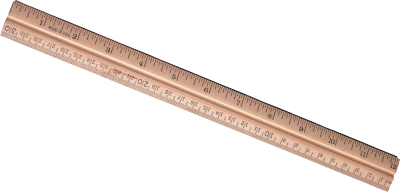 Линейка прозрачная