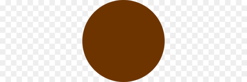 Коричневый круг на прозрачном фоне
