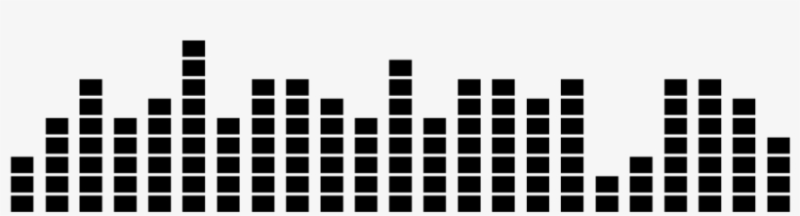 Эквалайзер на белом фоне