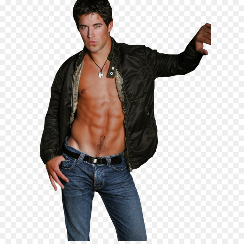 Мужчина на прозрачном фоне