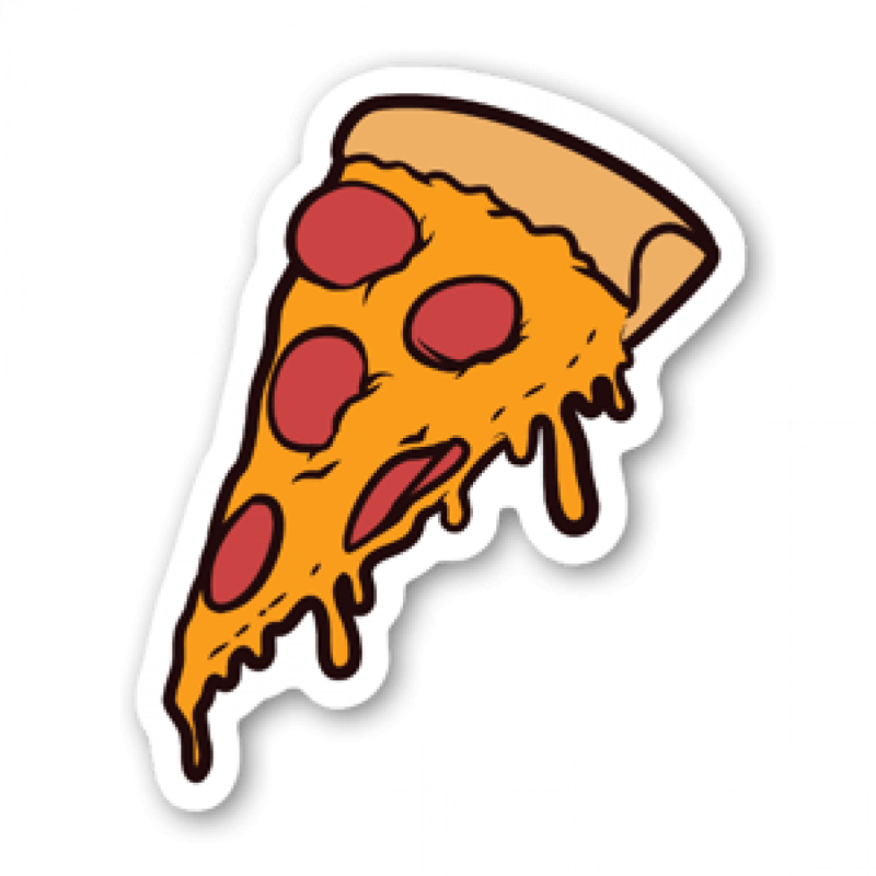 Кусок пиццы арт