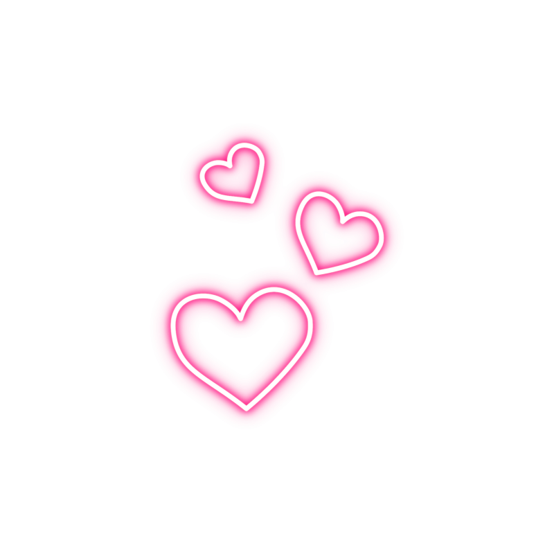 Неоновые Стикеры без фона