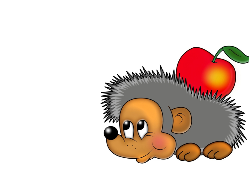 Ежики мультяшные