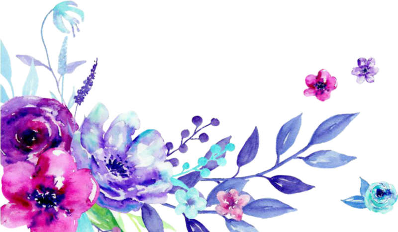 Акварельные цветы