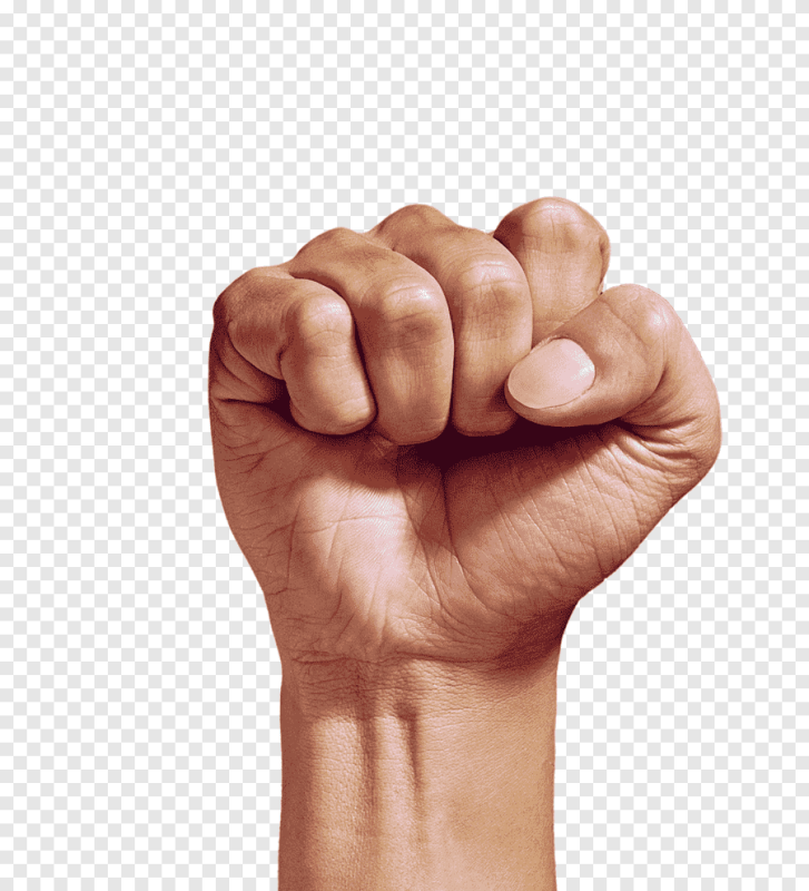 Рука сжимает