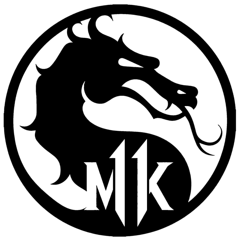 Мортал комбат логотип МК